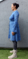 Preview: Schnittmuster Jerseykleid BLAU  von Youtube Tutorial