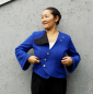 Preview: Schnittmuster für kurze Jacke BLAU