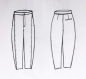 Preview: Pattern baggy pant GEORGIA