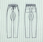 Preview: Pattern pant LINDA