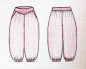 Preview: Schnittmuster breite Hose LORA