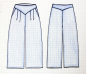 Preview: Schnittmuster breite Hose WIDE