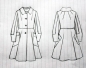 Preview: Pattern coat NANDIA
