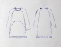 Preview: Schnittmuster Jerseykleid MAUS