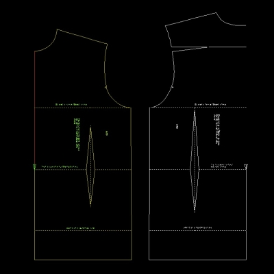 MEN Basic pattern for shirt and tops