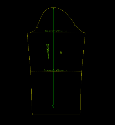 N0 - LADY Basic pattern for clothes from jersey ans knit