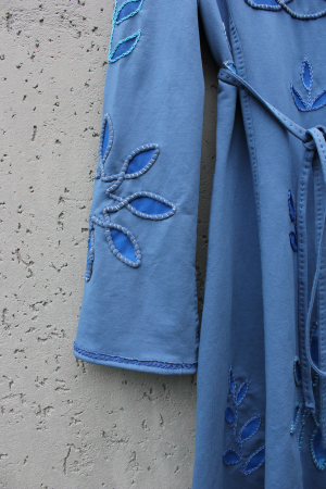 Schnittmuster Jerseykleid BLAU  von Youtube Tutorial