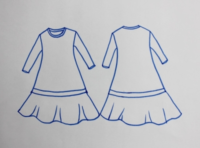 Schnittmuster Kleid AMI