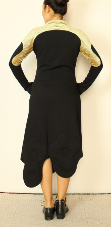 Pattern jersey dress BUTTERFLY