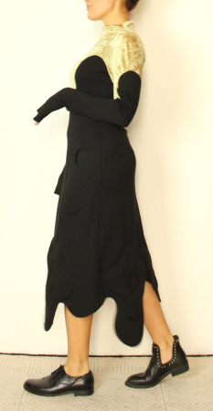 Pattern jersey dress BUTTERFLY