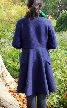 Pattern coat NANDIA