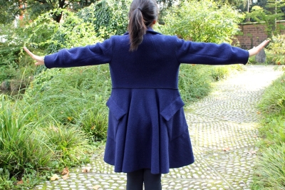 Pattern coat NANDIA