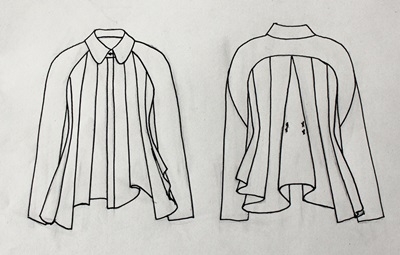 Pattern shirtblouse JOKER