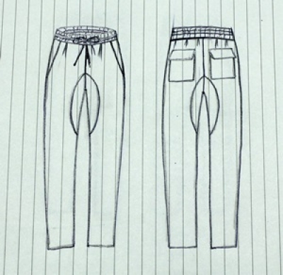 Pattern pant LINDA