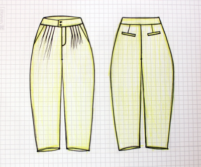 Pattern pant DAVID