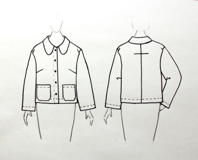 Pattern for simple jacket NUA