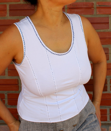 Schnittmuster für sommerliches Tanktop