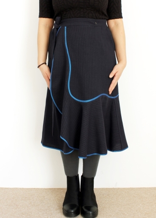Pattern wrap skirt CESAR 2