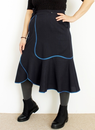 Pattern wrap skirt CESAR 2
