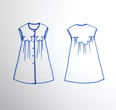Schnittmuster kids dress DONI