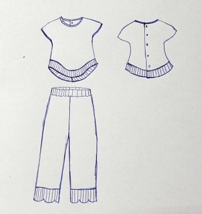 Schnittmuster Top+Hose GREGOR