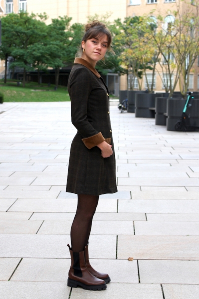 Pattern Blazer Dress SANDRA