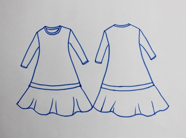 Schnittmuster Kleid AMI