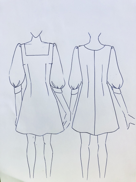 Pattern dress BELLA