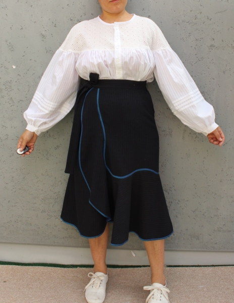 Pattern wrap skirt CESAR 2