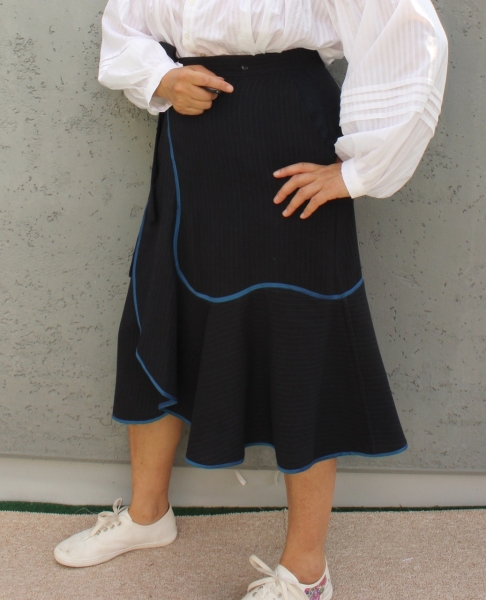 Pattern wrap skirt CESAR 2
