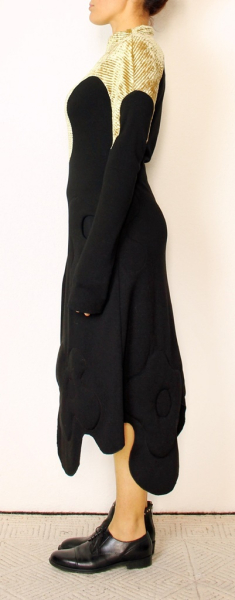 Pattern jersey dress BUTTERFLY