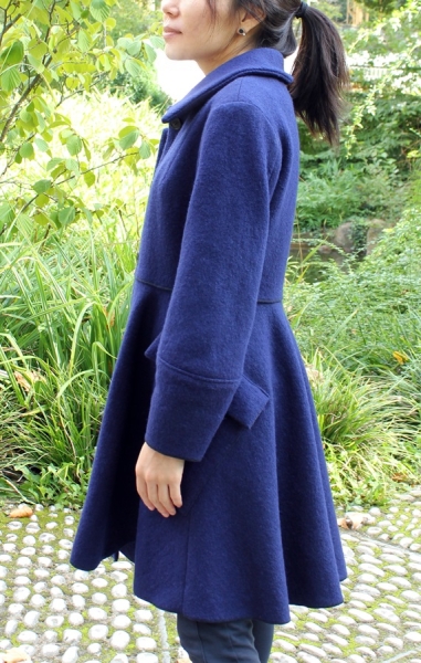 Pattern coat NANDIA