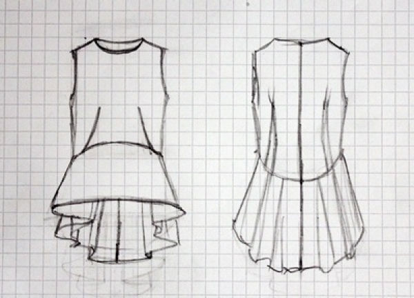 Pattern blouse MADRID