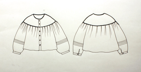 Pattern sommer blouse GIVI