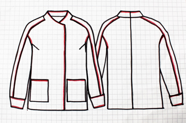 Schnittmuster für Mantel JESSE