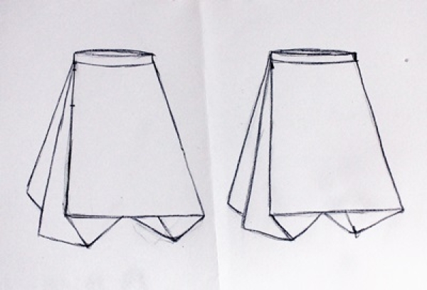 Pattern skirt LENNON