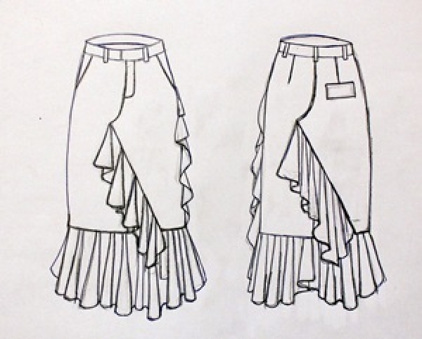 Pattern skirt SASCHA