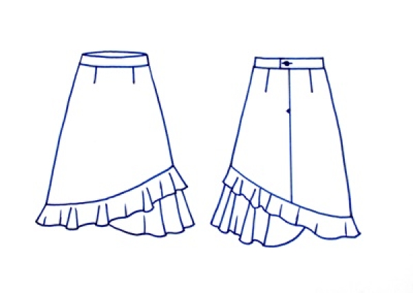 Pattern skirt AMMA