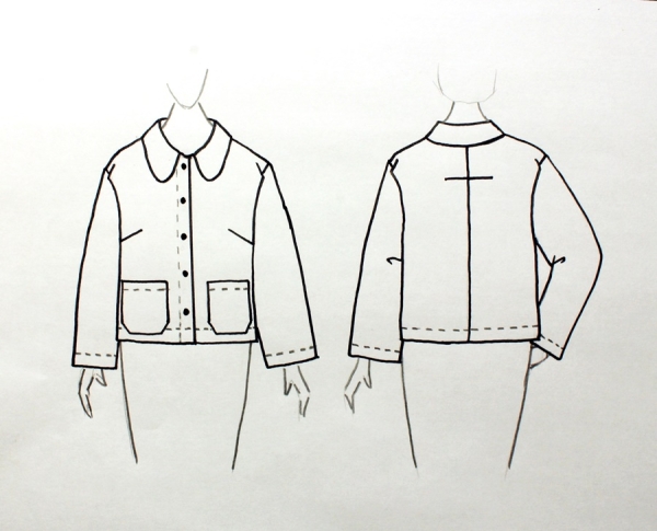 Pattern for simple jacket NUA