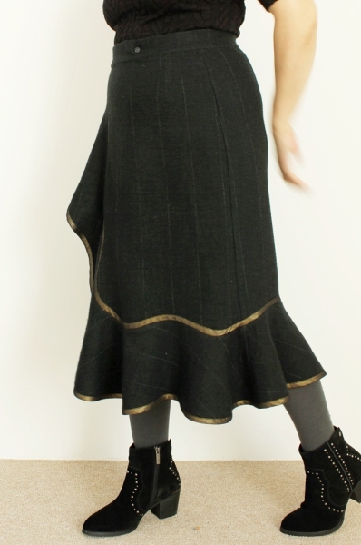 Pattern wrap skirt CESAR