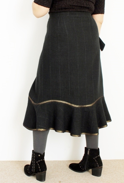 Pattern wrap skirt CESAR