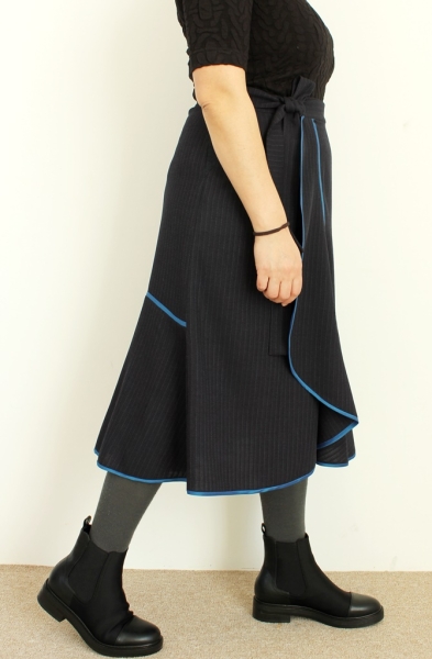 Pattern wrap skirt CESAR 2