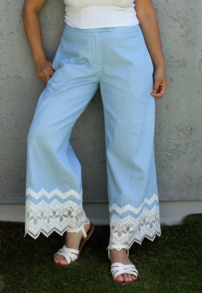 Schnittmuster komfortabler Hose BLUE