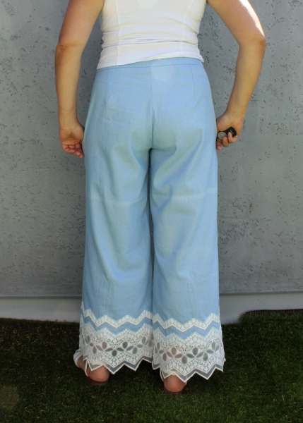 Schnittmuster komfortabler Hose BLUE