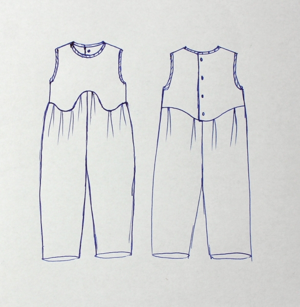 Schnittmuster Overallhose ELLI