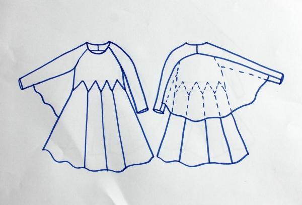 Schnittmuster Kleid UNICORN