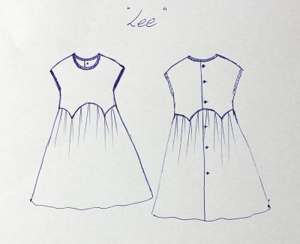 Schnittmuster Kleid LEE