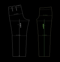 MEN Basic pattern for pants