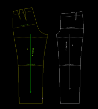LADY Basic pattern for pants