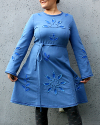 Pattern jersey dress BLAU from youtube tutorial